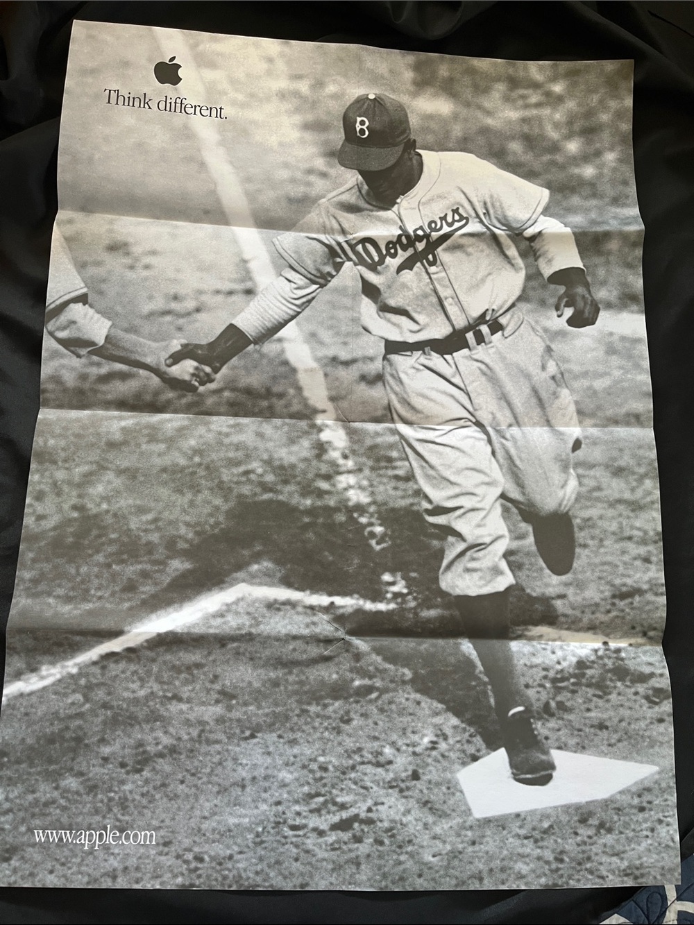 Vtg 1999 Apple ‘Think Different’ Jackie Robinson Imagine Magazine Poster Ad